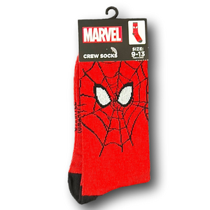 3/$20 Marvel Spider-Man Funny Novelty Crew Socks - NWT
